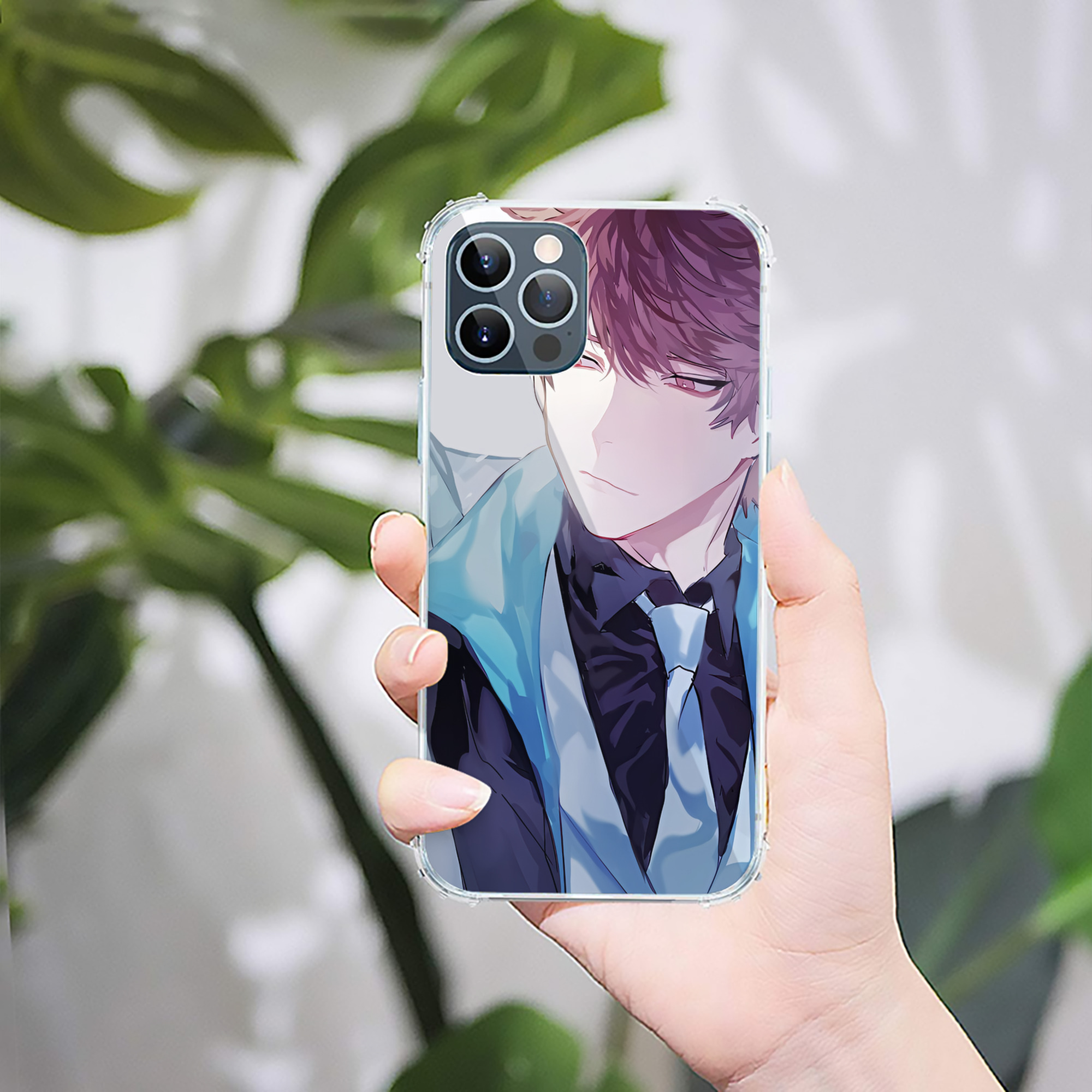 （画像用） ハイキュー!! Haikyu!! 【iPhone 12シリーズ対応】透明スマホケース（クリアソフトケース）